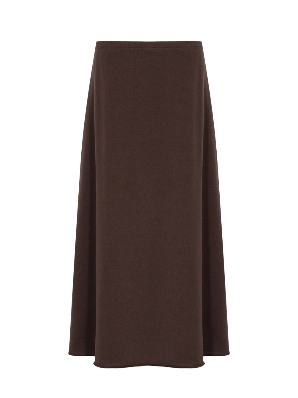 Vintage Terry A Line Skirt (Dark Brown)