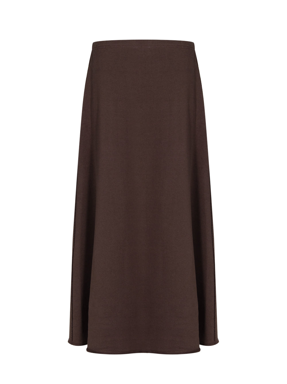 Vintage Terry A Line Skirt (Dark Brown)