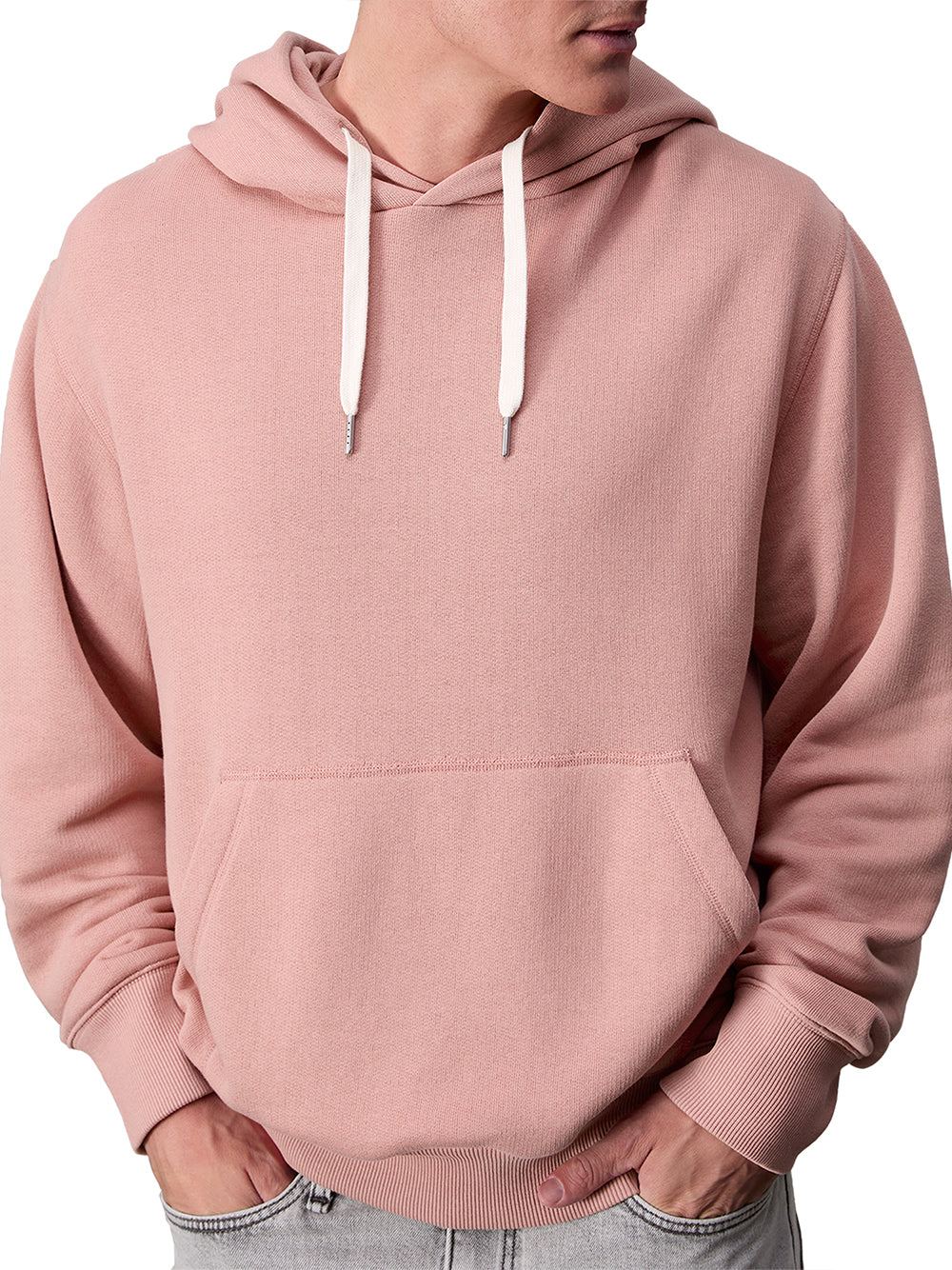 Vintage Terry Hoodie Dark Rose
