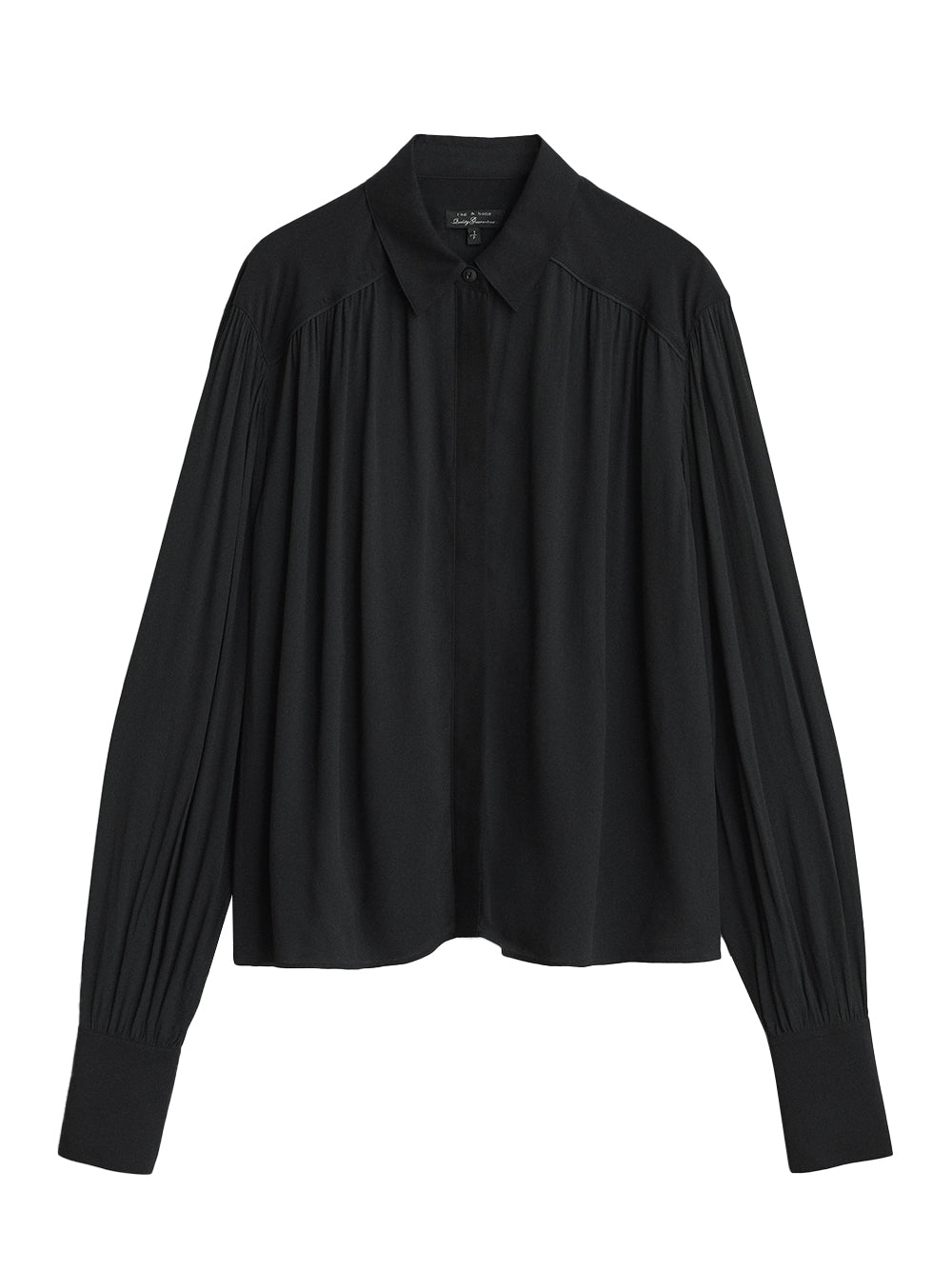 Aubrey Georgette Blouse (Black)