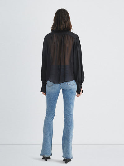 Aubrey Georgette Blouse (Black)