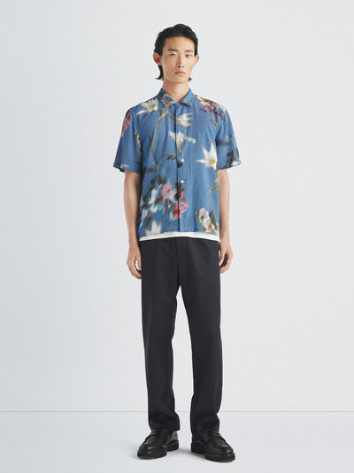 Printed Avery Shirt Blue floral