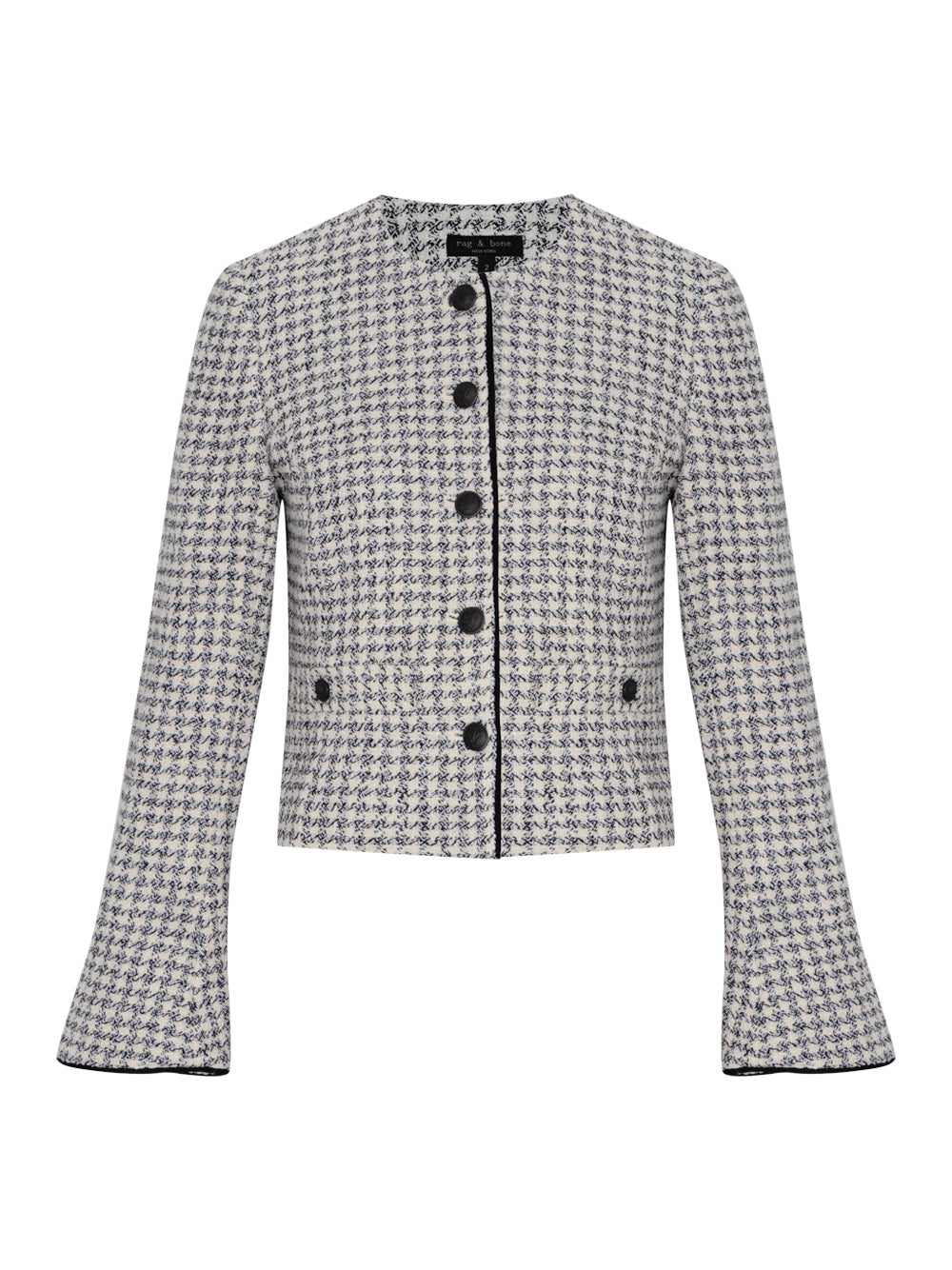 Carmen Cotton Jacket (Black White)