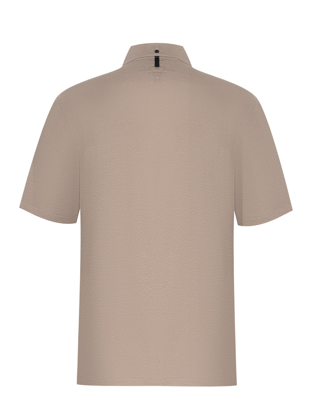 Classic Linen Polo (Taupe)