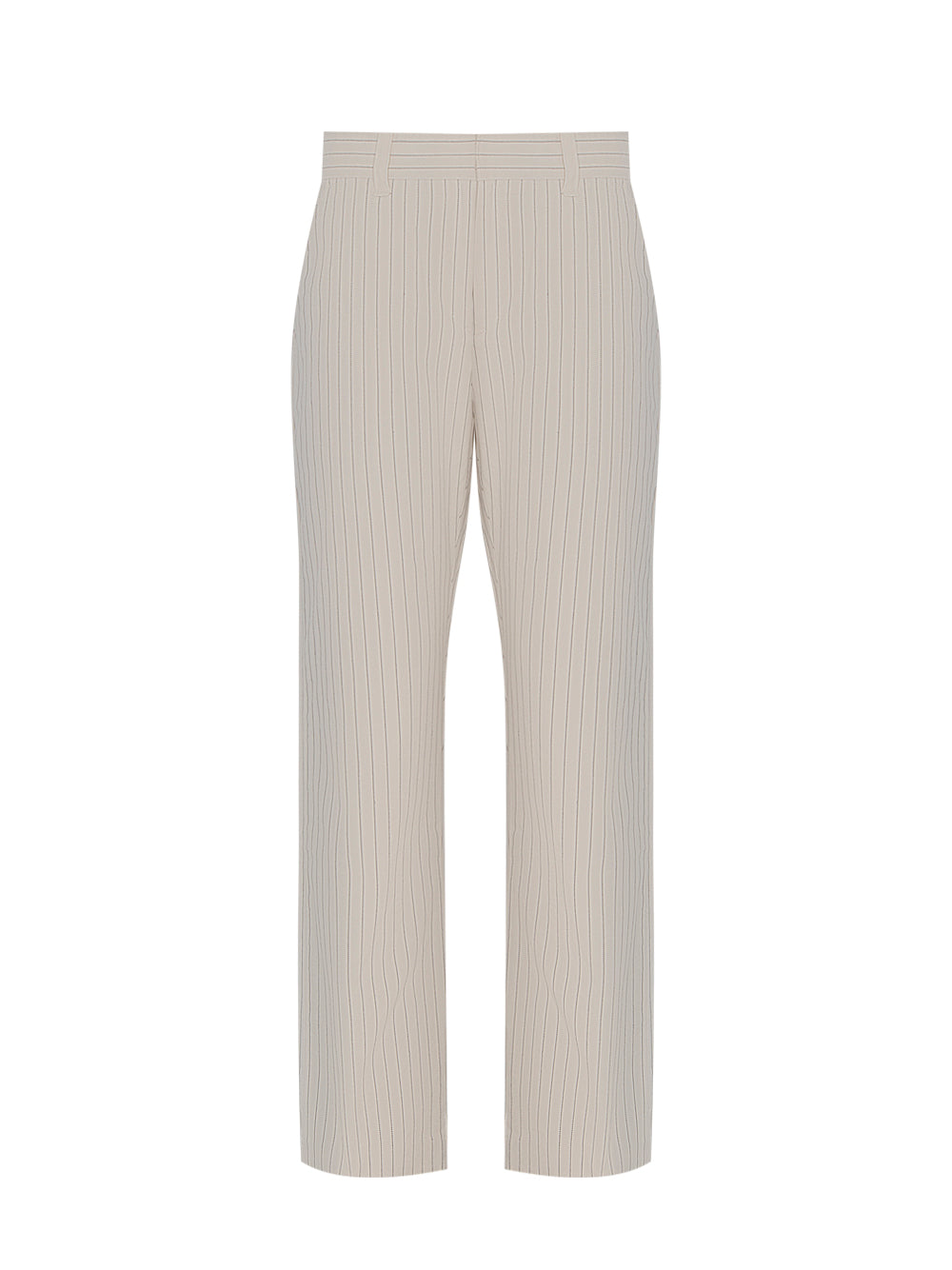Haydon Cotton Herringbone Pant (White Stripe)