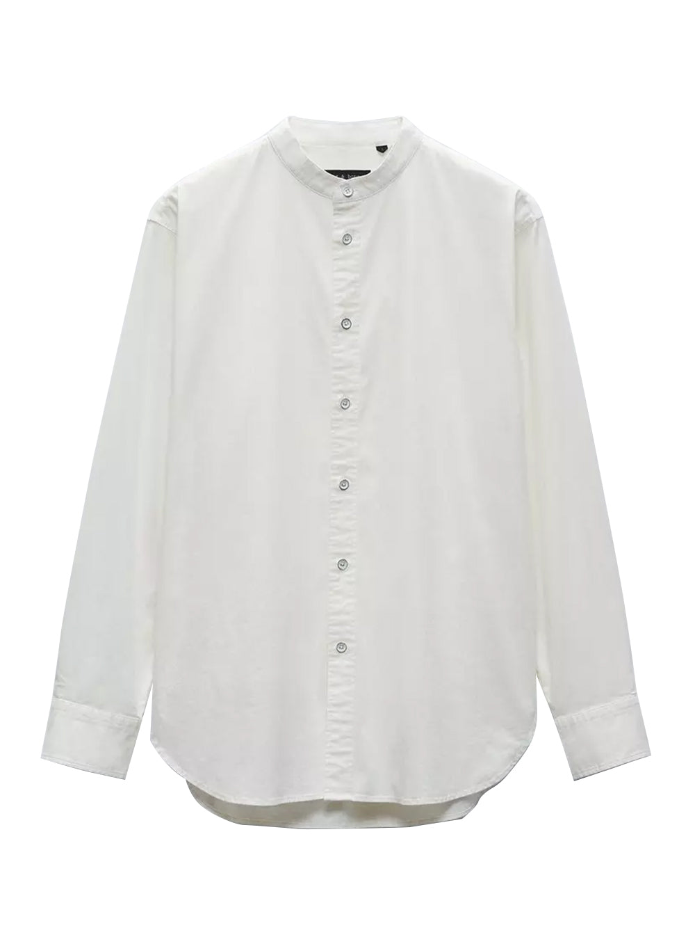 Landon Cotton Poplin Shirt (Marshmallow)