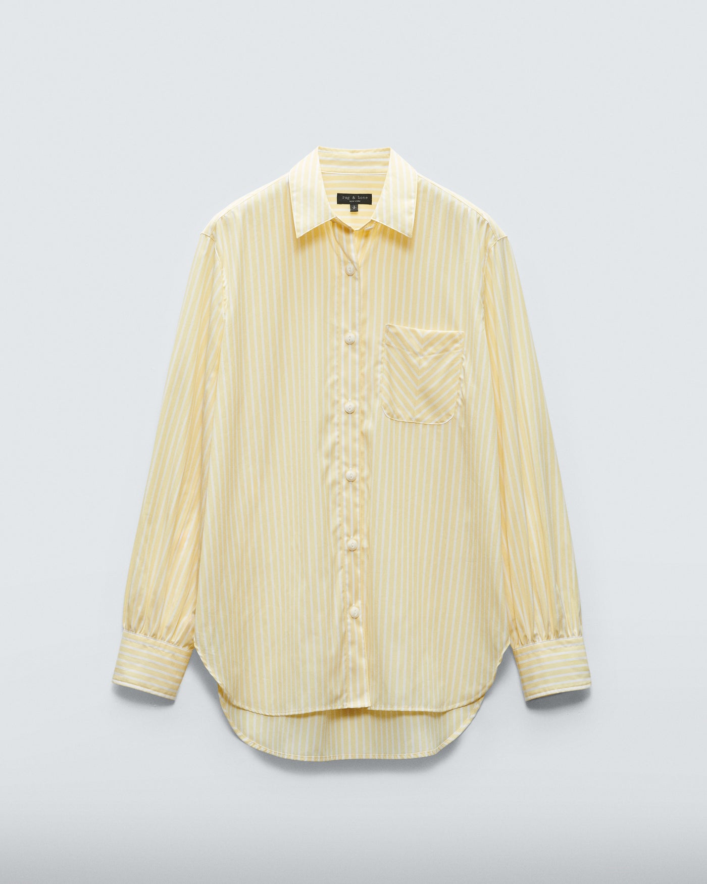 Maxine Button Down Shirt (Yellow Stripe)