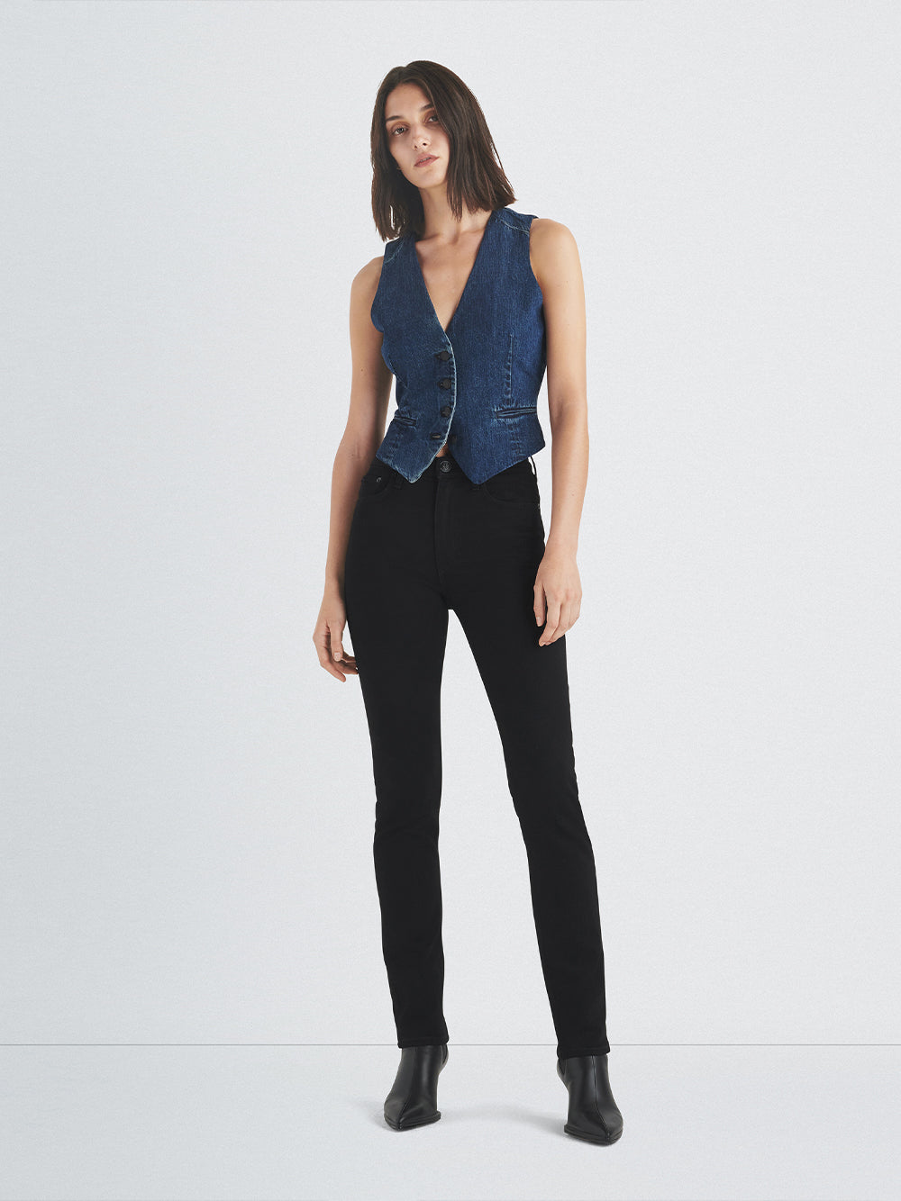 Priya Denim Vest (Ari)