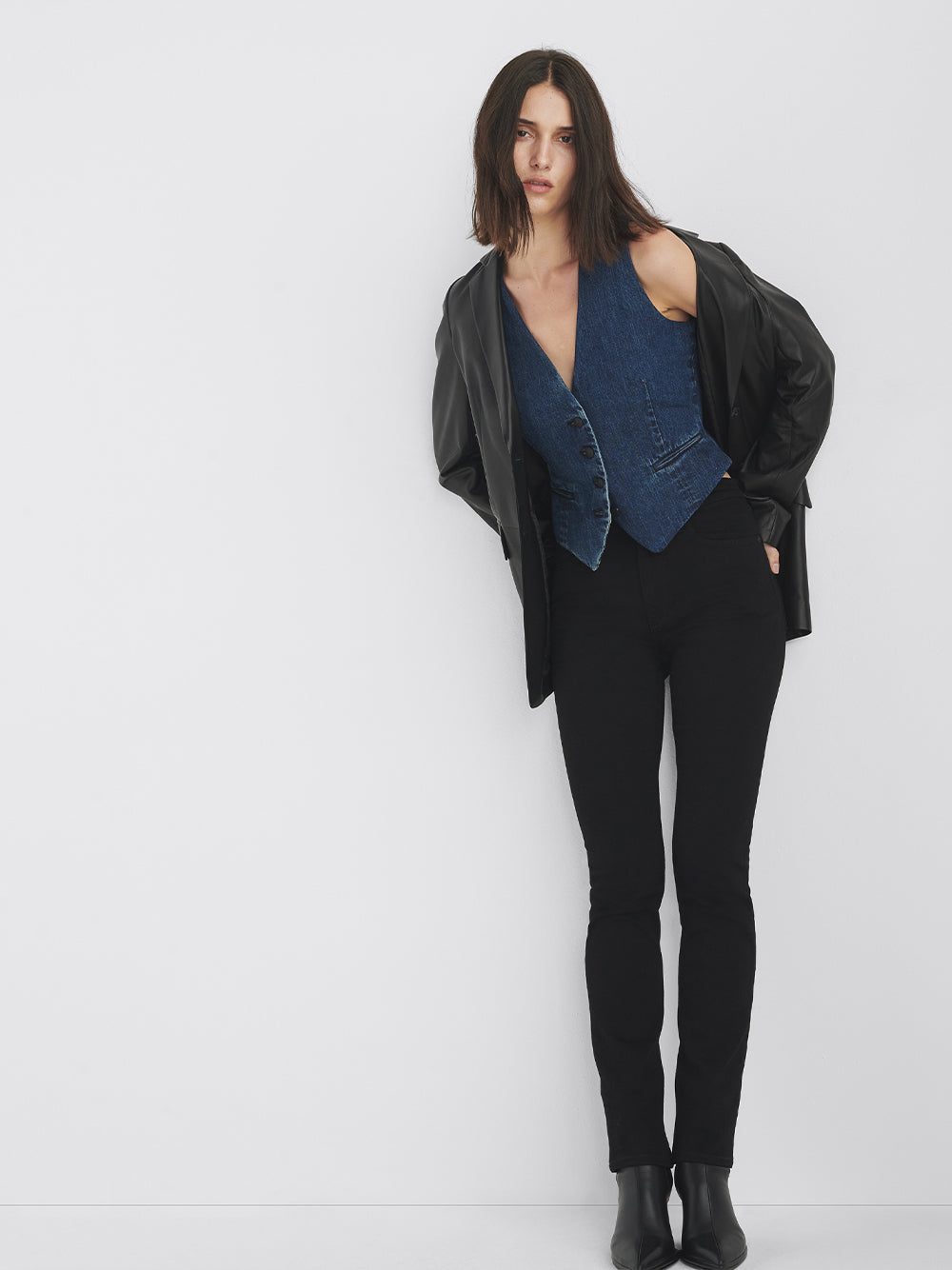 Priya Denim Vest (Ari)