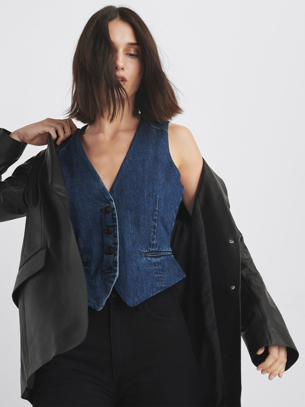 Priya Denim Vest (Ari)