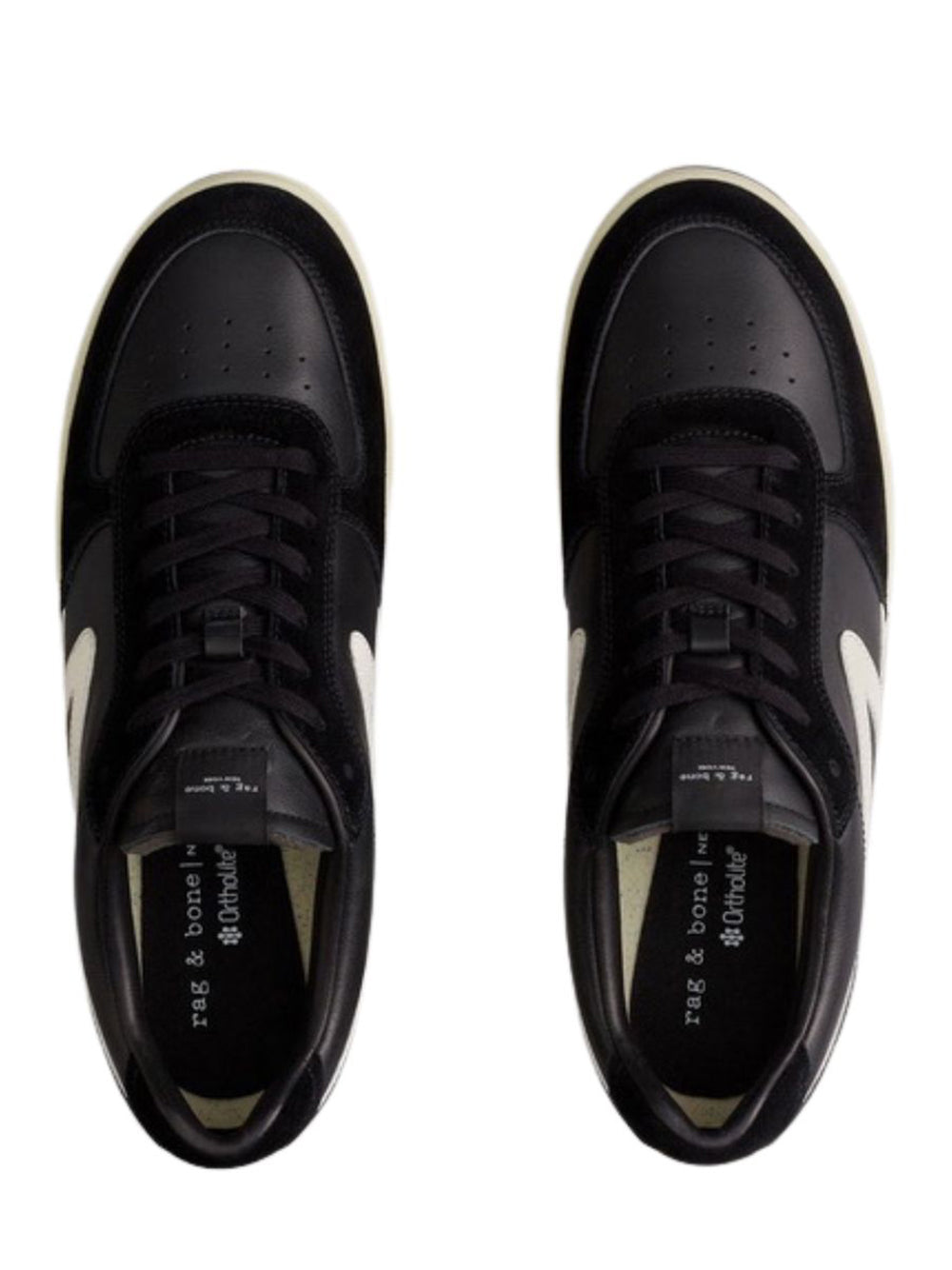 Retro Court Sneaker (Black / White)