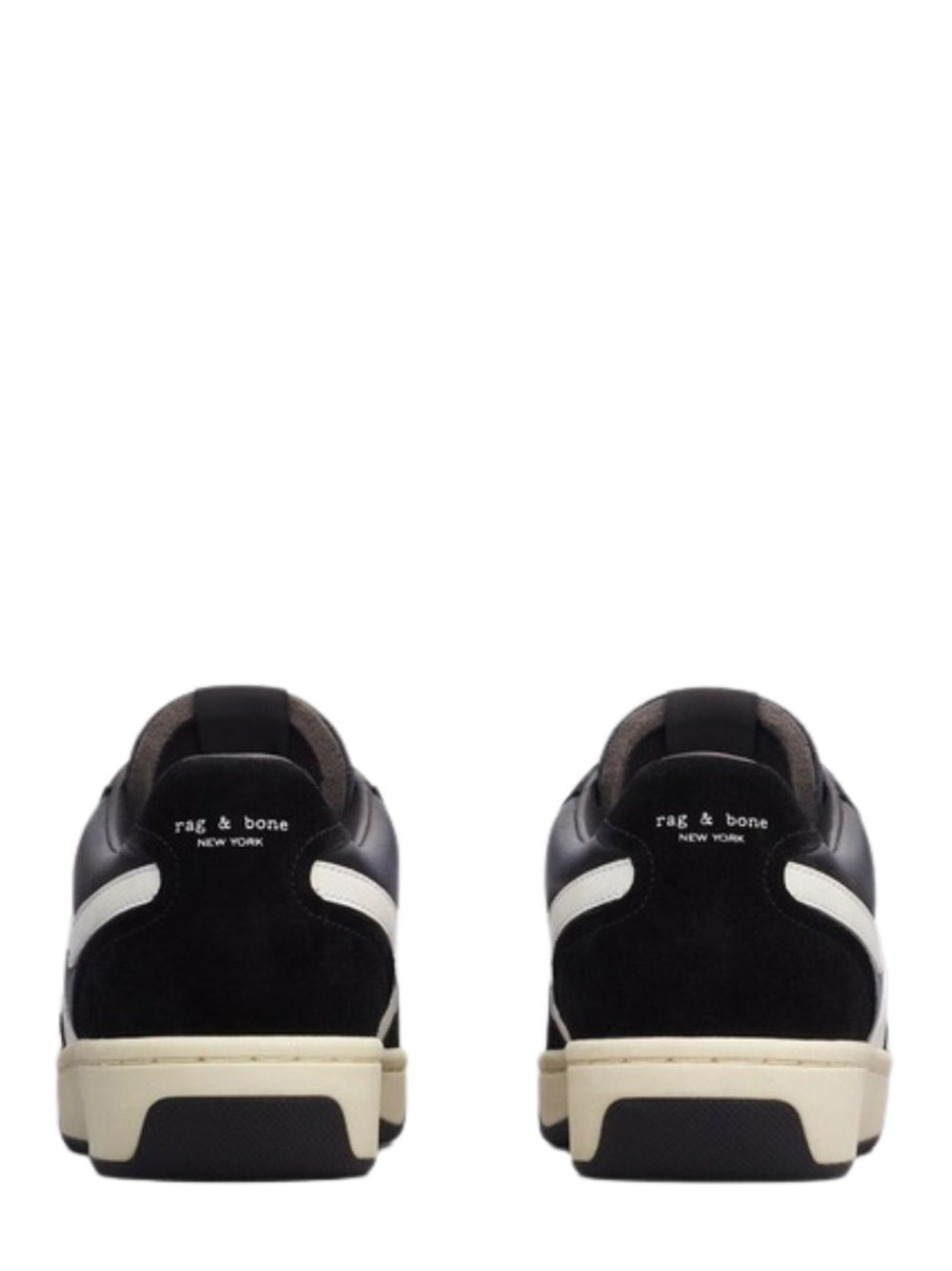 Retro Court Sneaker (Black / White)