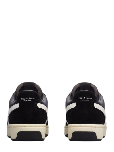 Retro Court Sneaker (Black / White)