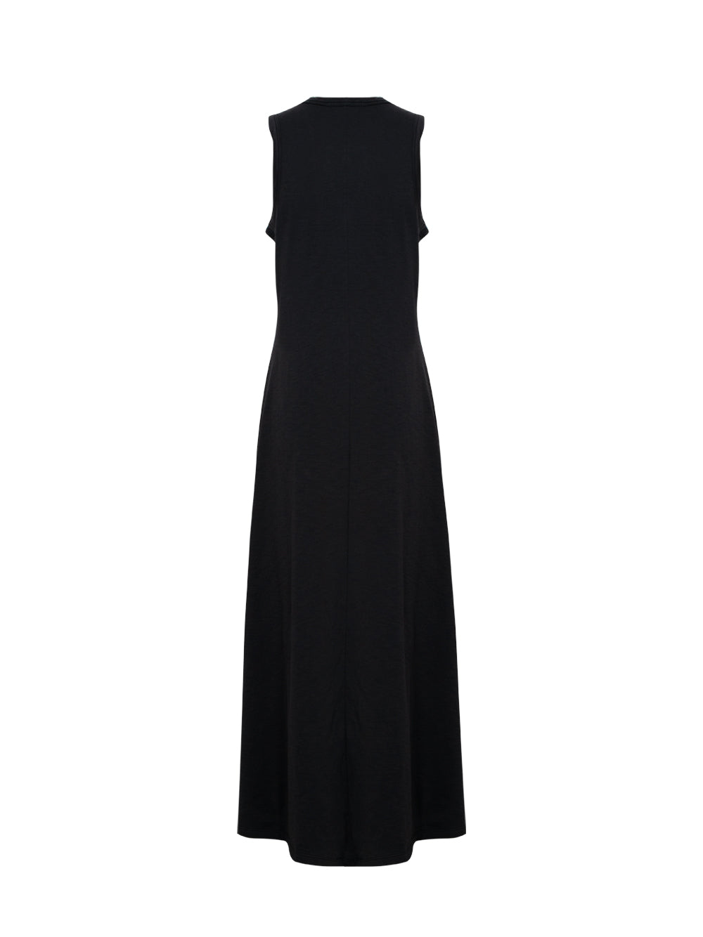 Sadie Cotton Maxi Tank Dress (Black)
