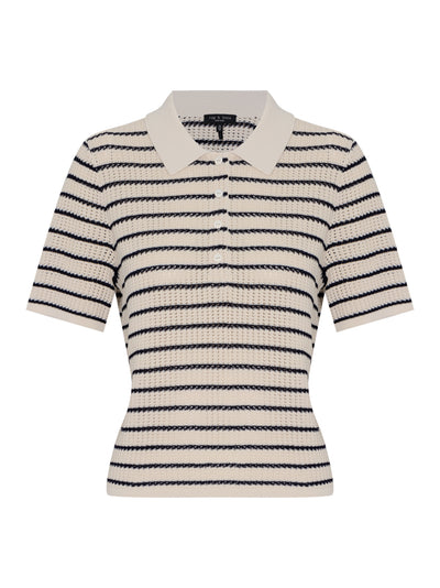 Viola Striped Polo (Turtledove Multi)