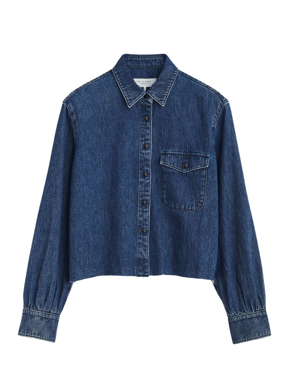 rag & bone-Cropped Maxine Shirt-Ari-1