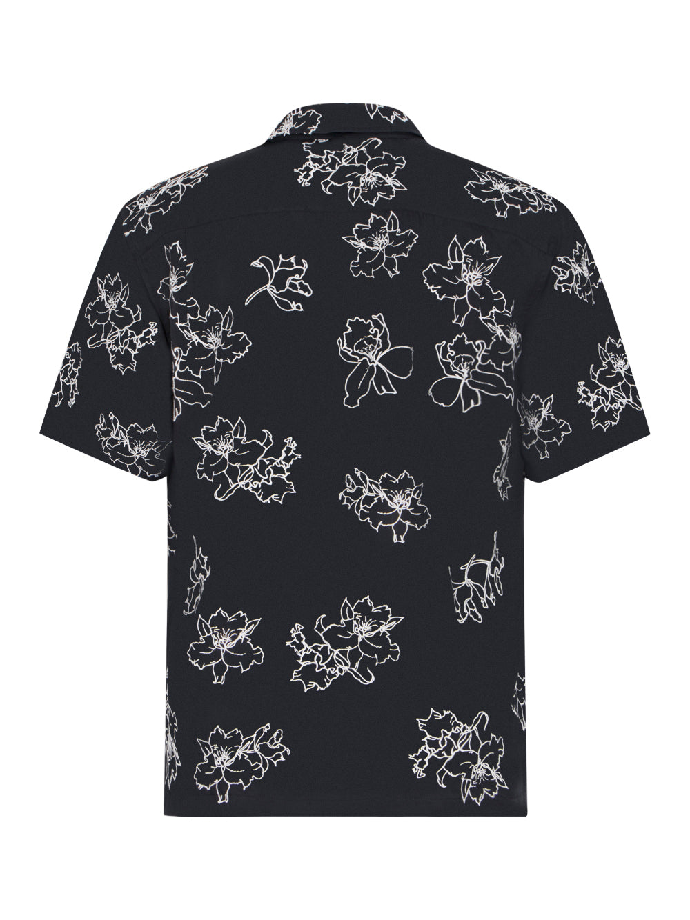 Avery Resort Embroidered Shirt (Black)