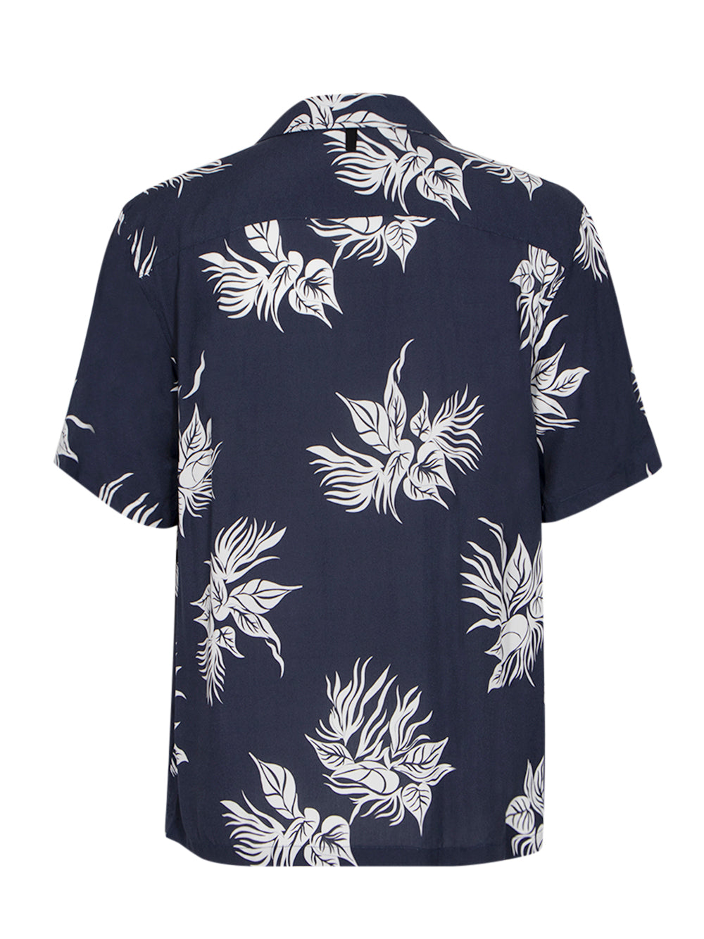 Avery Resort Printed Shirt (Dark Sapphire)
