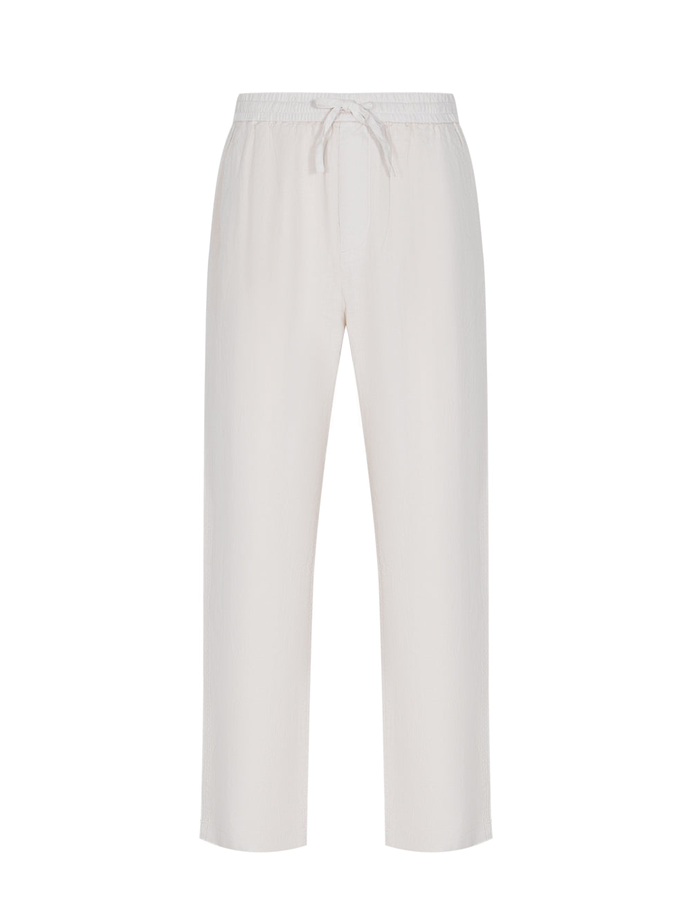 Bradford Linen Drawstring Pant (Light Grey)