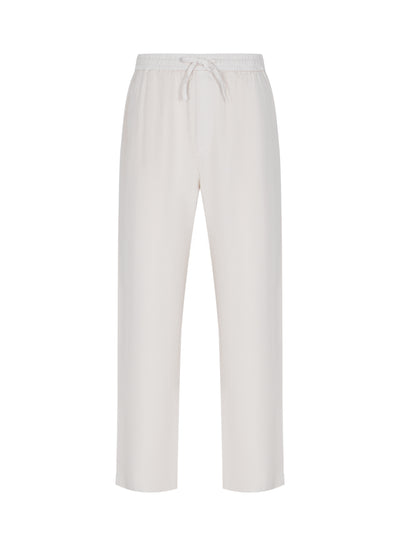 Bradford Linen Drawstring Pant (Light Grey)