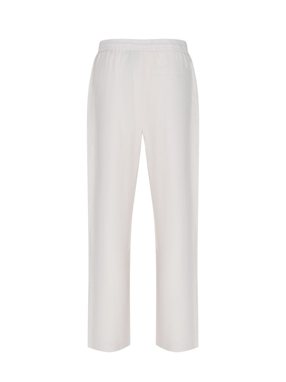 Bradford Linen Drawstring Pant (Light Grey)
