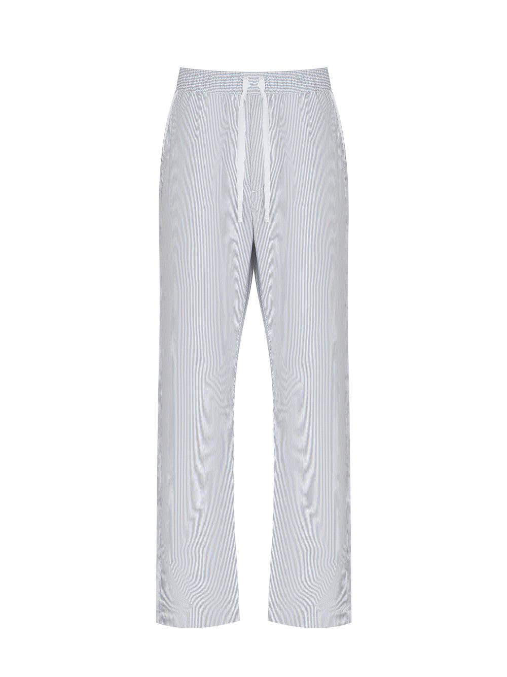 Bradford Striped Cotton Drawstring Pant (Blue Stripe)