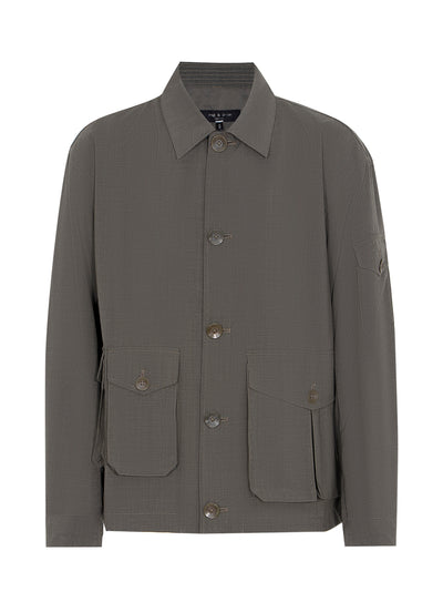 Cade Tropical Wool Jacket (Dusty Green)