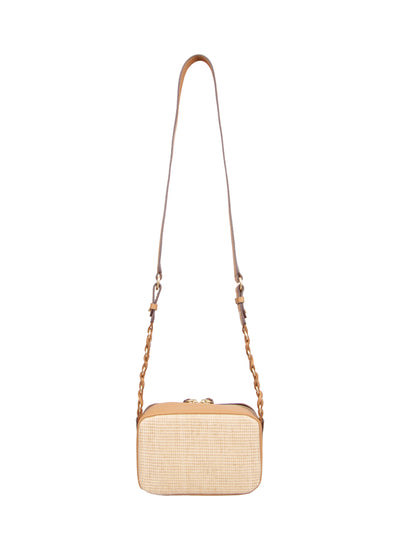 Cami Straw Camera Bag (Natural)