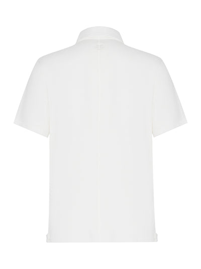 Classic Flame Polo (White)