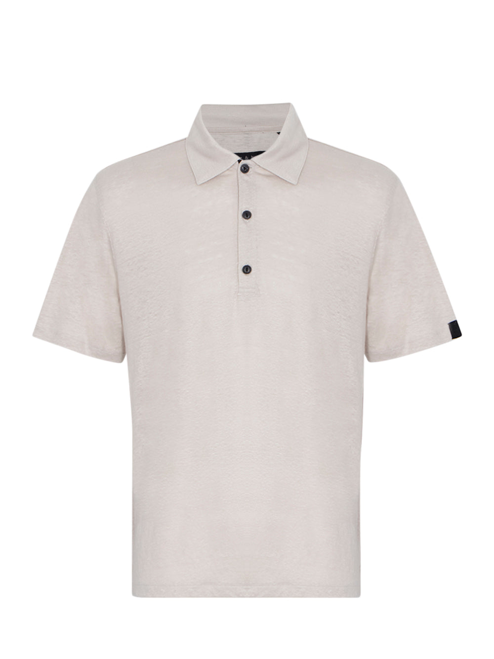 Classic Linen Polo (Light Grey)