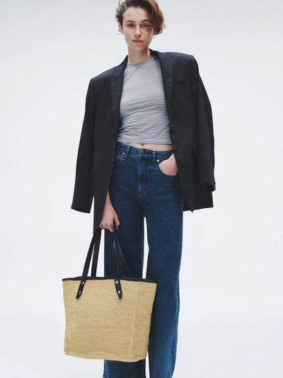 Daily Tote Straw (Natural Black)