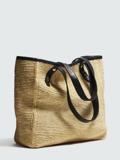Daily Tote Straw (Natural Black)