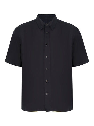 Dalton Cotton Hemp Shirt (Black)