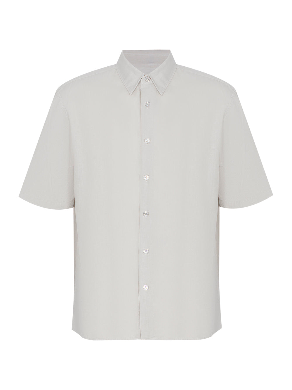 Dalton Cotton Hemp Shirt (Light Grey)
