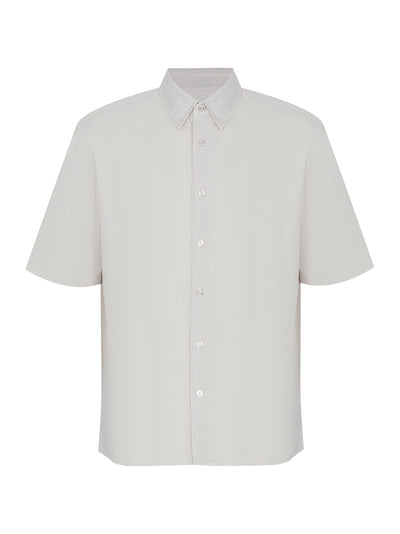 Dalton Cotton Hemp Shirt (Light Grey)