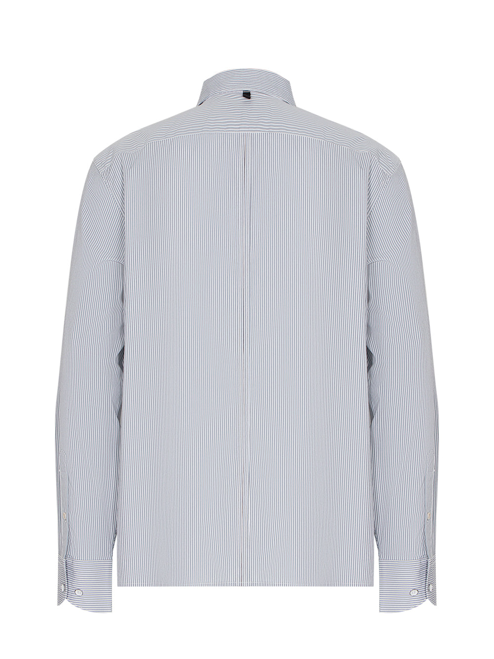 Dalton Striped Hemp Cotton Shirt (Blue Stripe)