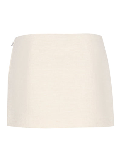 Emerson Italian Tweed Skirt (Ivory)