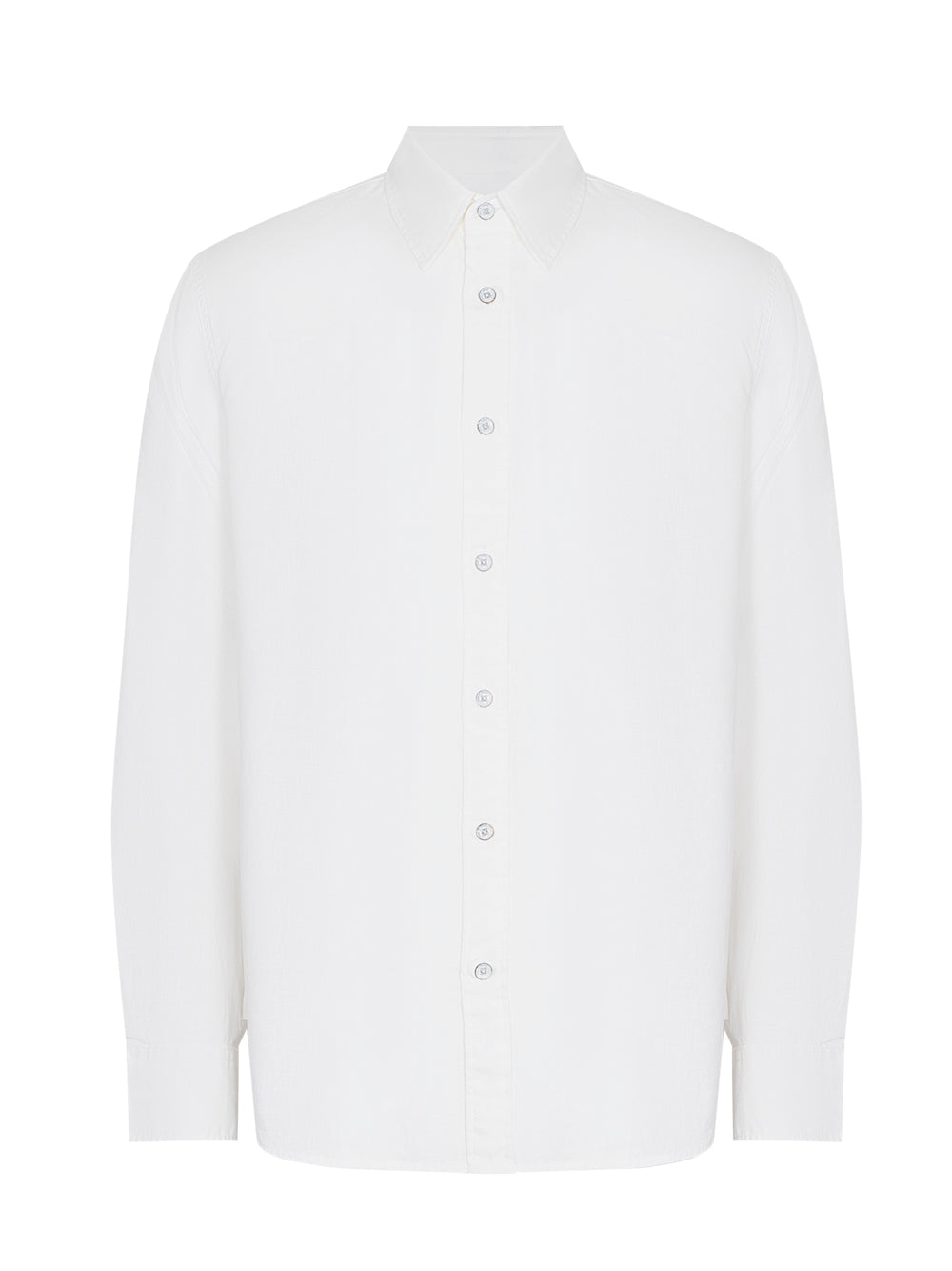 Finch Cotton Hemp Shirt (White)