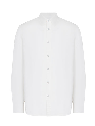 Finch Cotton Hemp Shirt (White)