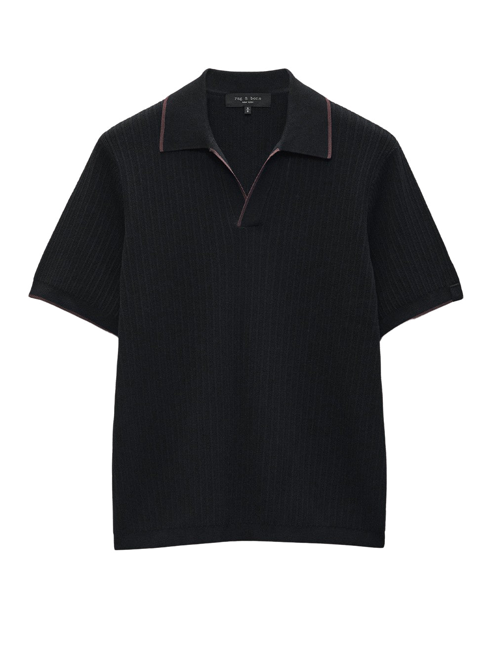 Harbor Cotton Nylon Polo (Black)