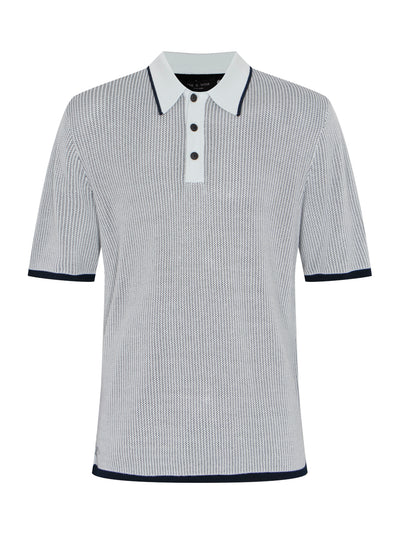 Harvey Knit Polo (Sky Blue)