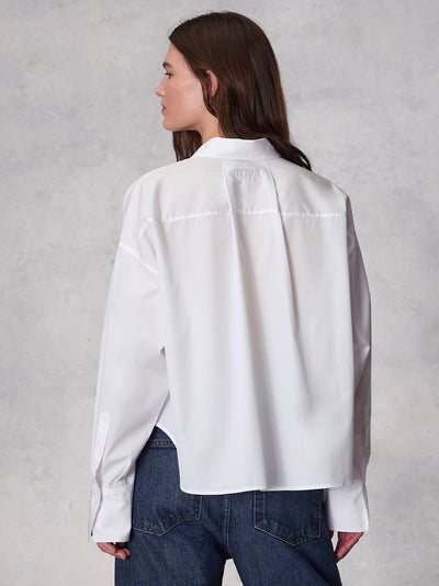 Martha Poplin Shirt (White)