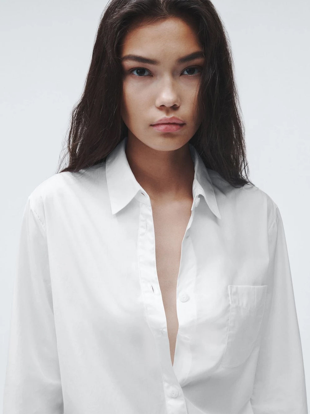 Maxine Button Down Shirt White