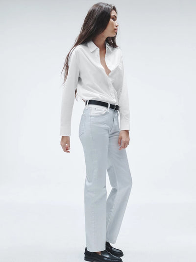 Maxine Button Down Shirt White