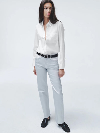 Maxine Button Down Shirt White