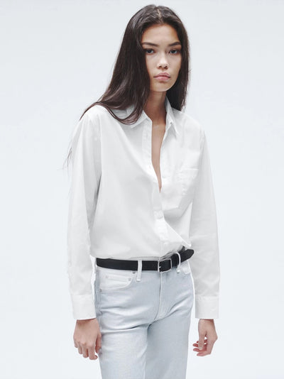 Maxine Button Down Shirt White