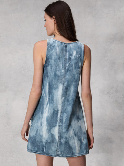 Naia Denim Dress (Indigo Water Color)