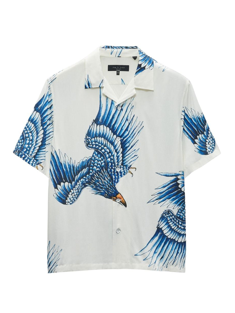 Printed Avery Shirt (Ecru Eagle)