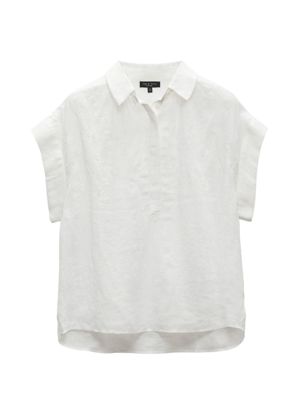 Robin Embroidered Top (White)