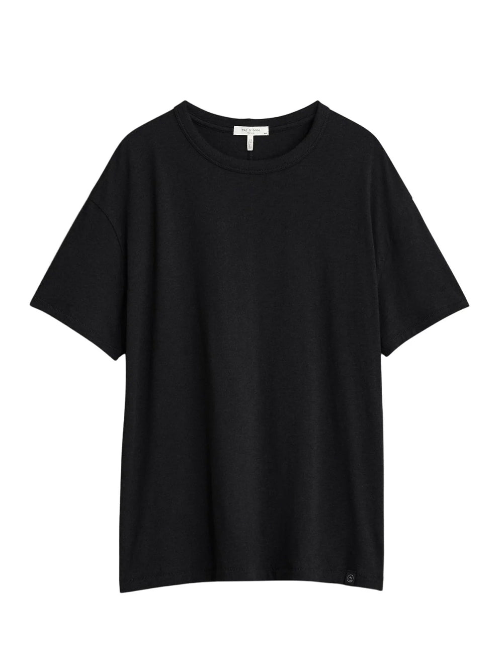 Mini Slub Boyfriend Tee (Black)